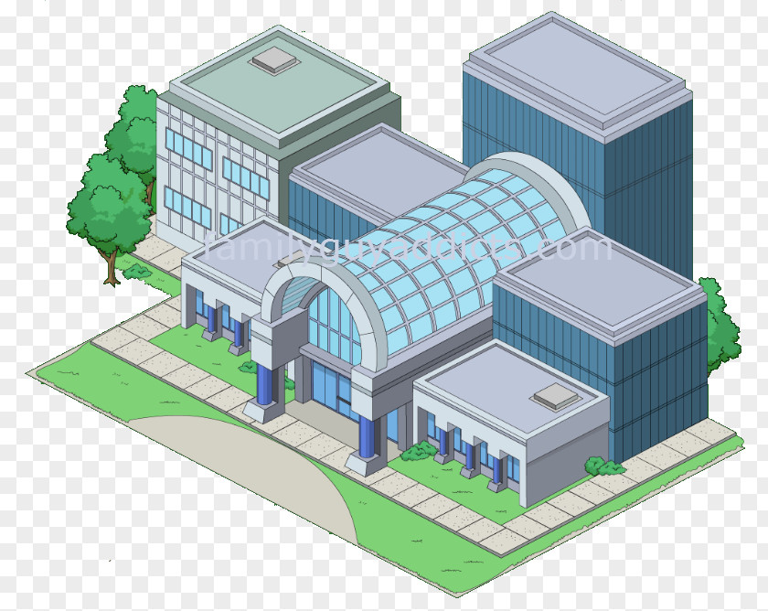 American Dad Area 51 Central Intelligence Agency Building Architecture Animation PNG