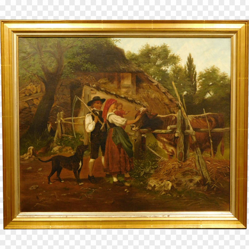 Oil Painting Art Picture Frames Tapestry Antique PNG