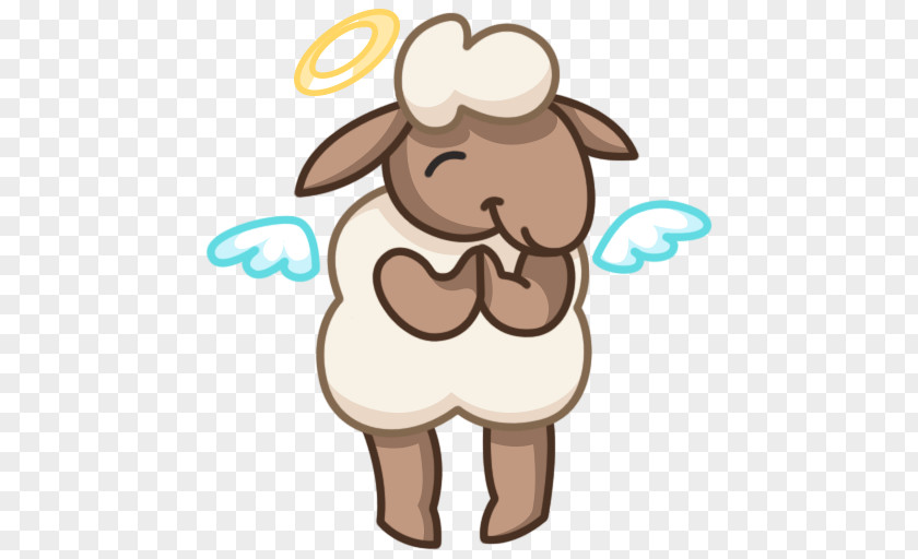 Sticker Telegram VKontakte Sheep Clip Art PNG