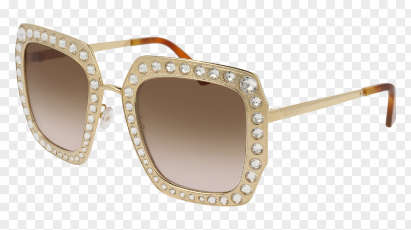 Sunglasses Gucci Fashion Gold Grey PNG