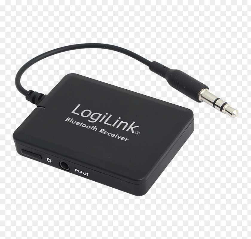Bluetooth Receiver LogiLink Audio BT0020A Phone Connector A2DP Adapter PNG
