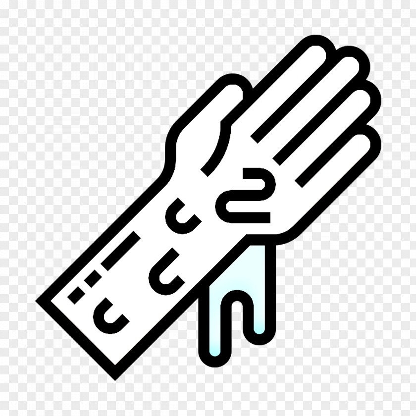 Hand Icon Washing Spa Element PNG