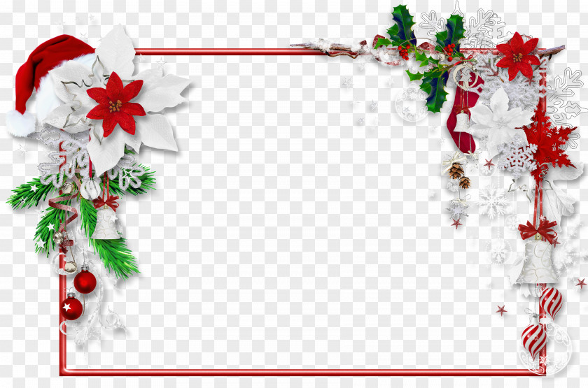 Holiday Santa Claus Christmas Picture Frames Clip Art PNG