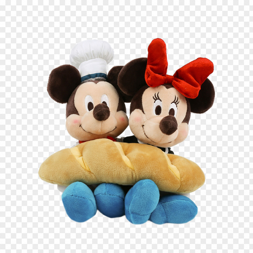 Sweetheart Chef Mickey And Minnie Plush Doll Series Mouse Stuffed Toy PNG