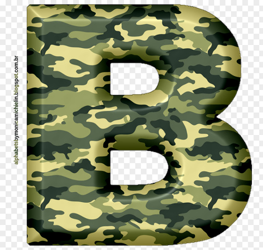 CAMOUFLAGE Military Camouflage Alphabet Letter PNG