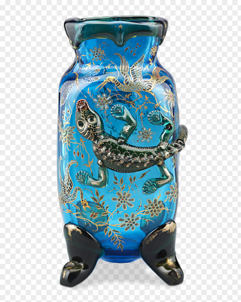 Glass Vase Cobalt Blue Ceramic Turquoise PNG