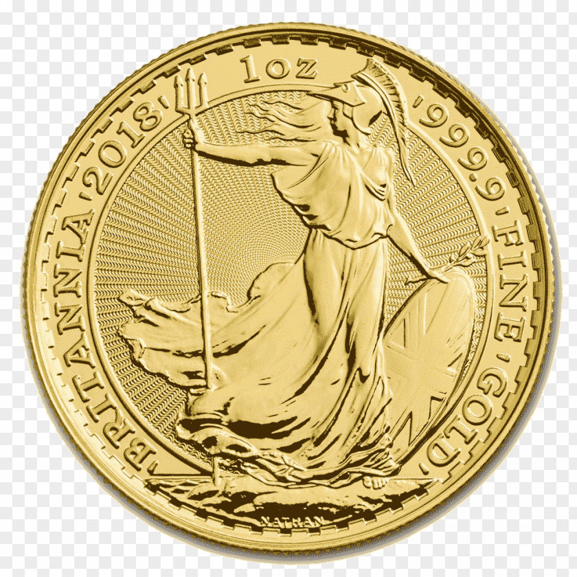 Silver Coin Royal Mint Britannia Gold Bullion PNG