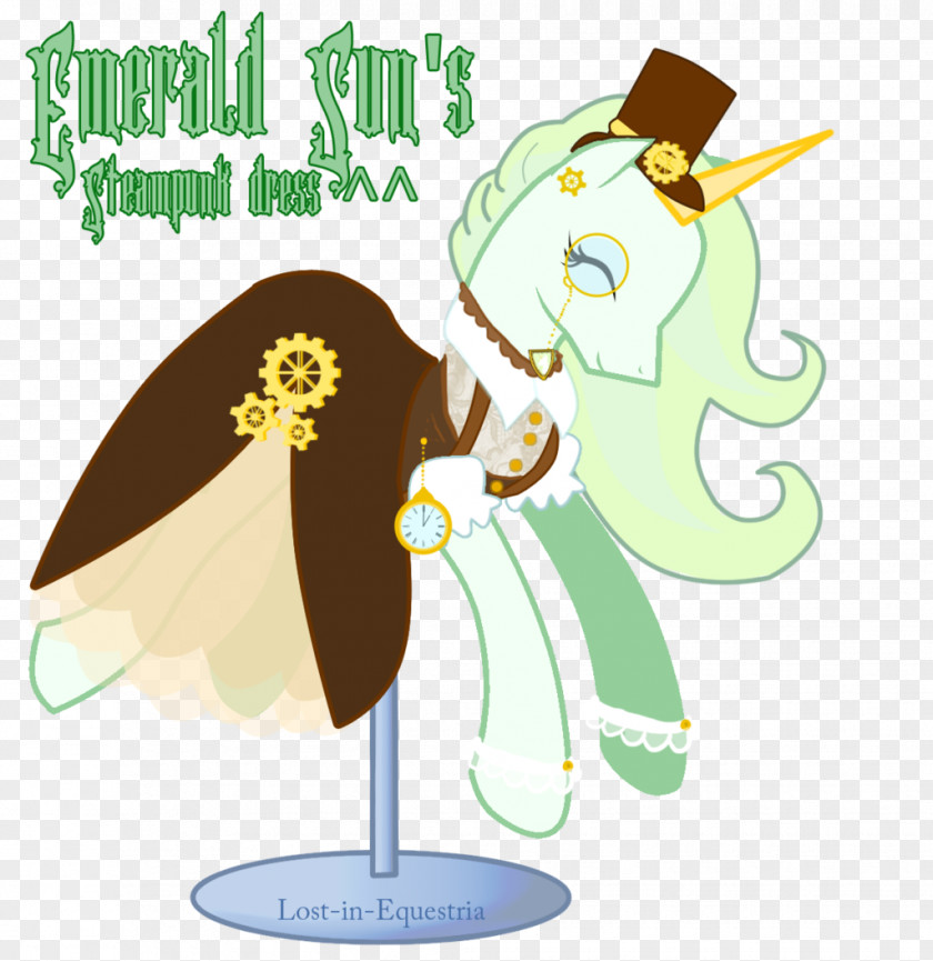 Steampunk Gear Dress Art Equestria Pony PNG
