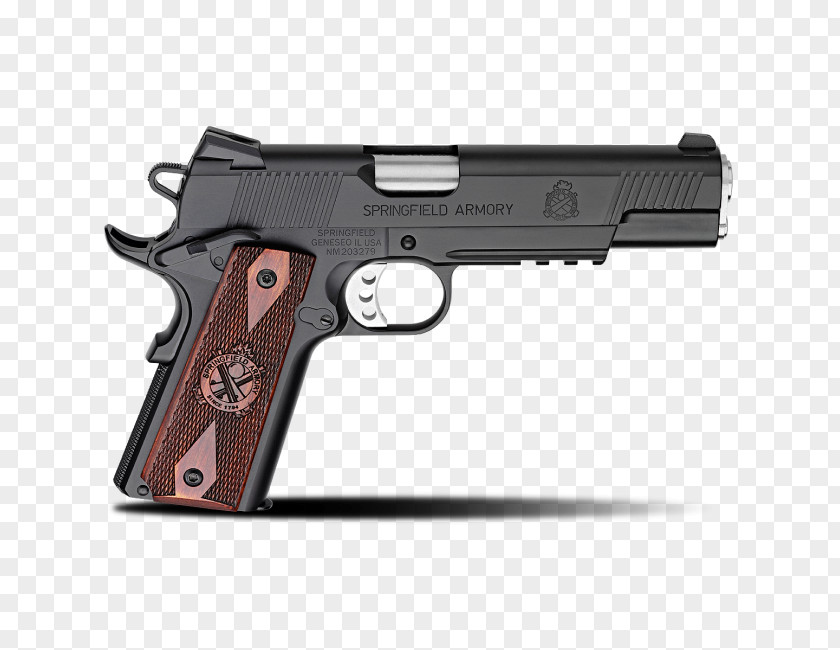 .45 ACP Springfield Armory M1911 Pistol Firearm PNG