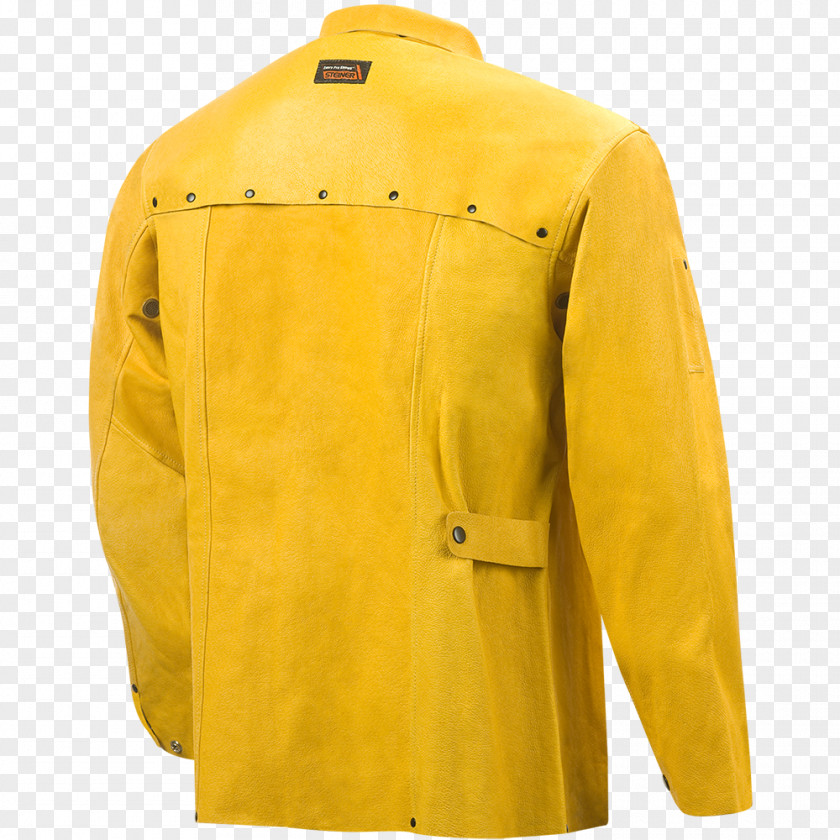 Jacket T-shirt Leather Sleeve Welding PNG