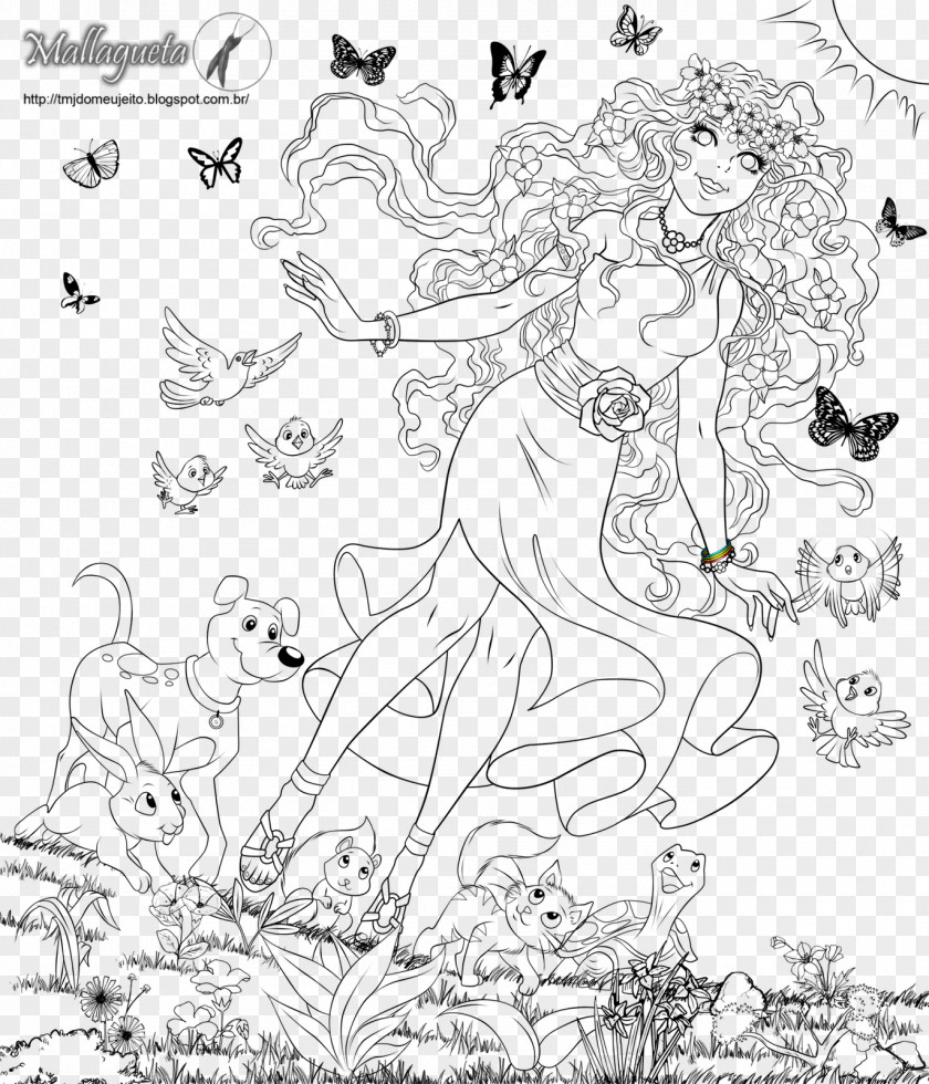 Paisa Coloring Book Line Art Drawing Black And White PNG