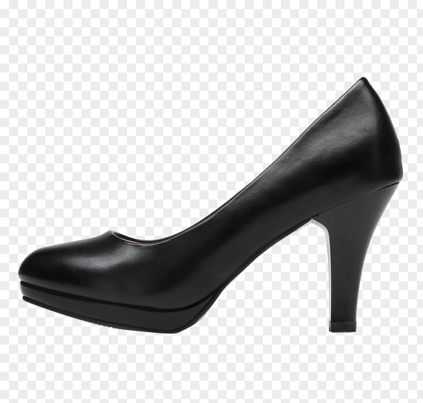 Black Women's High-heeled Shoes Slipper Footwear Shoe Designer PNG