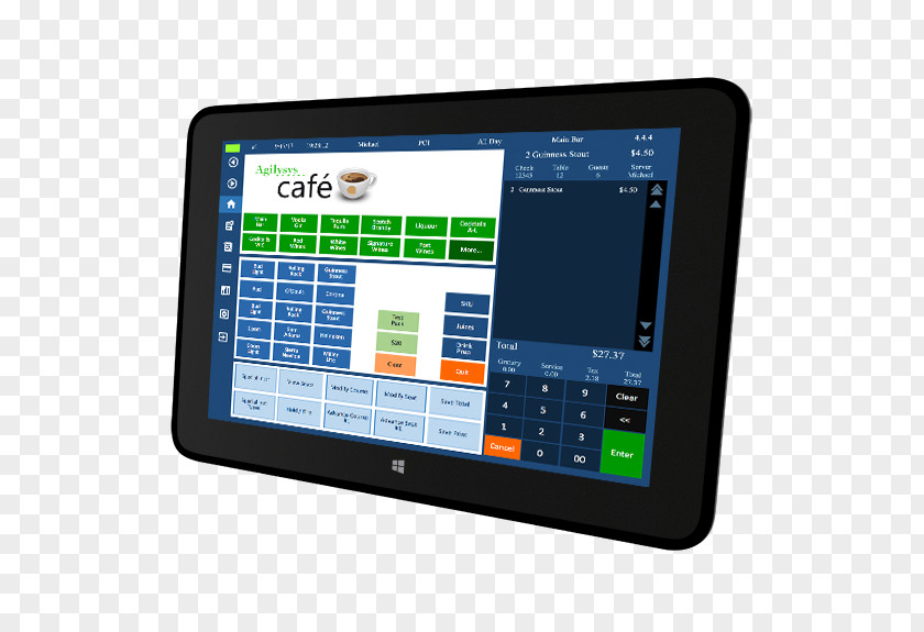 Flex Board Tablet Computers Point Of Sale Computer Software Restaurant Management Sales PNG