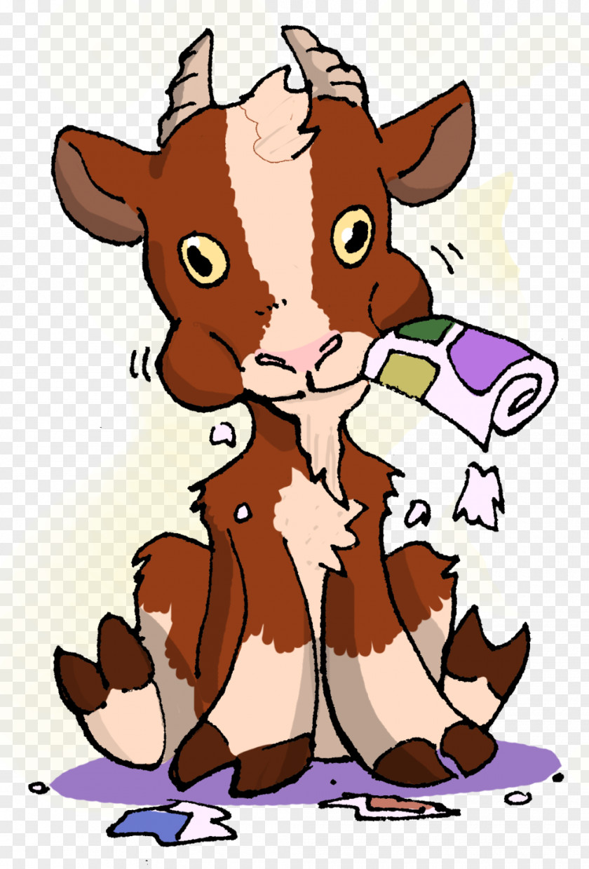 Luminous Words Sniffles Cattle Character Drawing PNG