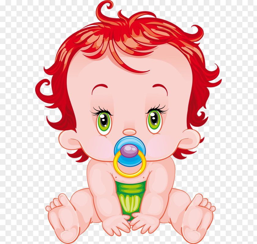 Redhead Baby Cartoon Infant Illustration PNG