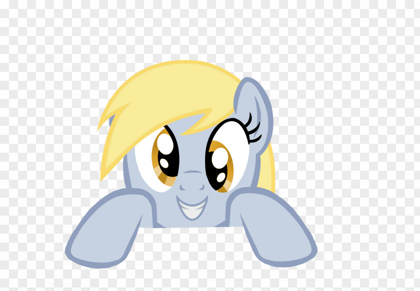 Derpy Hooves Horse Emoticon Ear Cartoon Yellow PNG