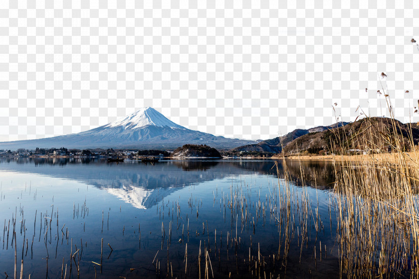 Natural Beauty Of Mount Fuji In Japan Landscape Nature Mountain PNG