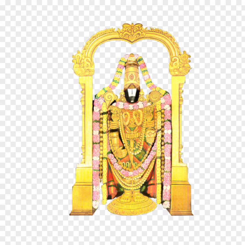 Playset Place Of Worship Sri Venkateswara Swamy Vaari Temple Yellow PNG