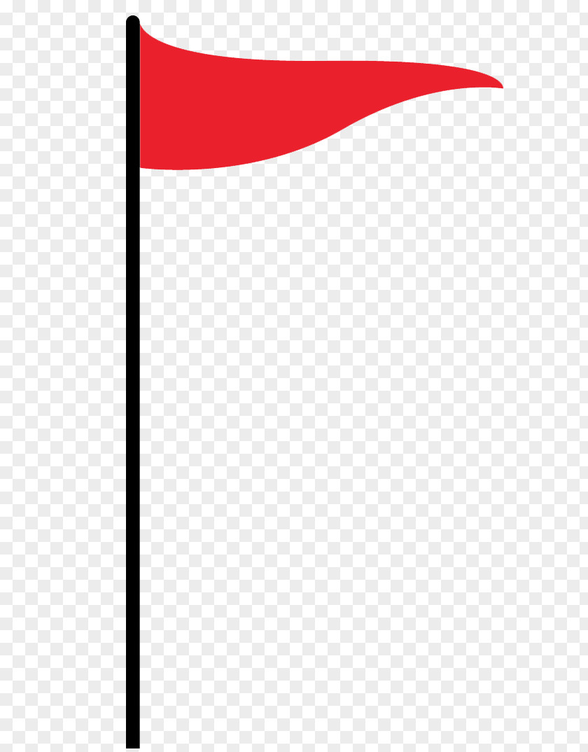 Vector Flag Pull Red Golf Clip Art PNG