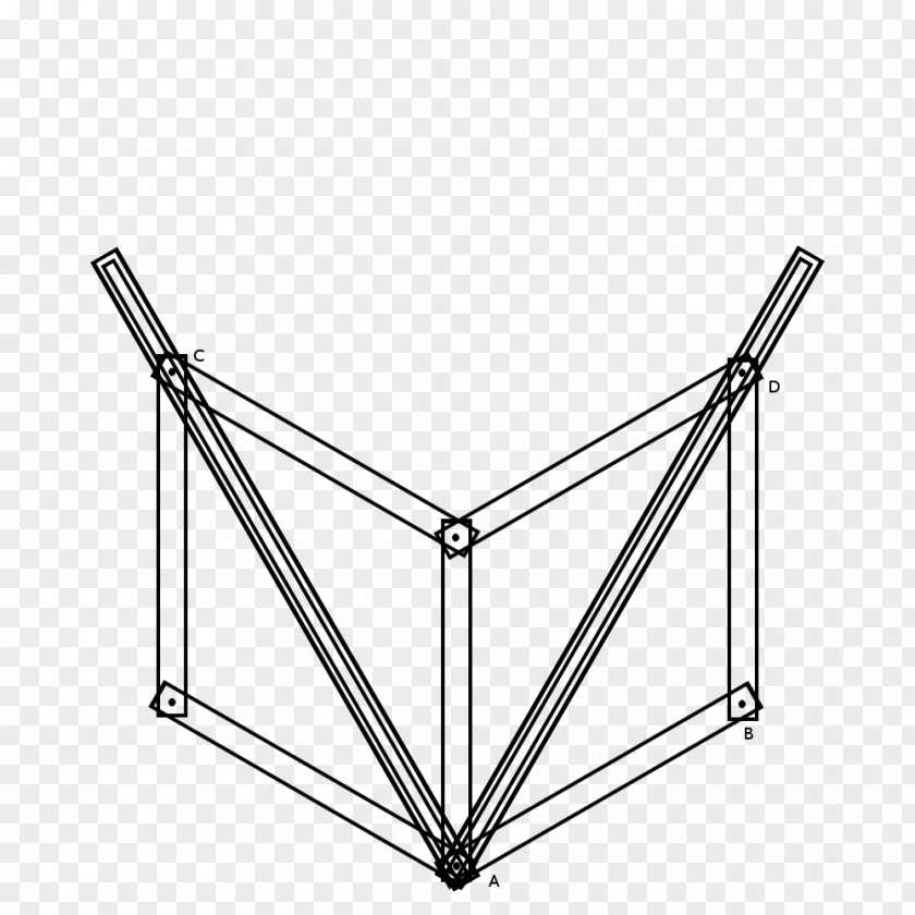 Angular Geometry Bicycle Frames Line Triangle PNG