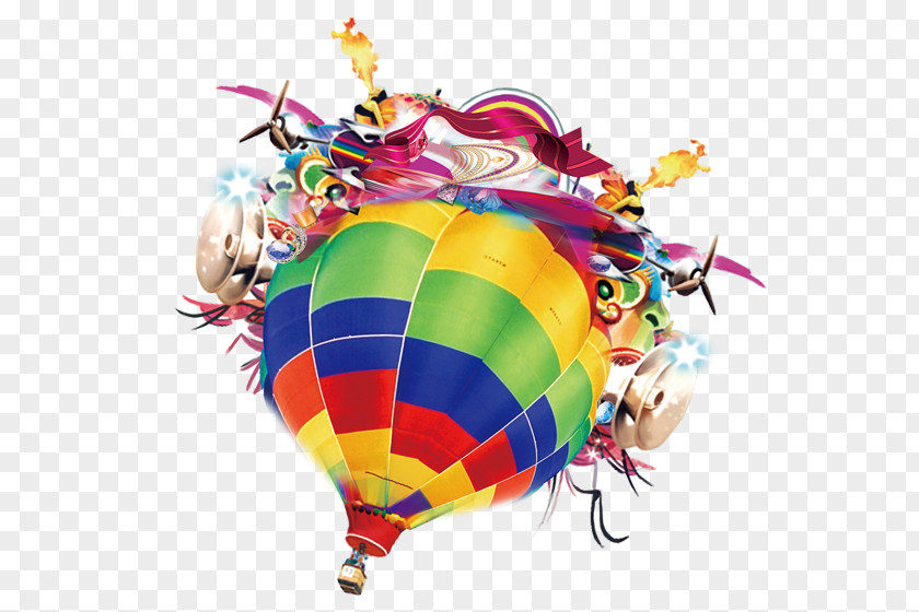 Big Balloons Hot Air Balloon Color PNG