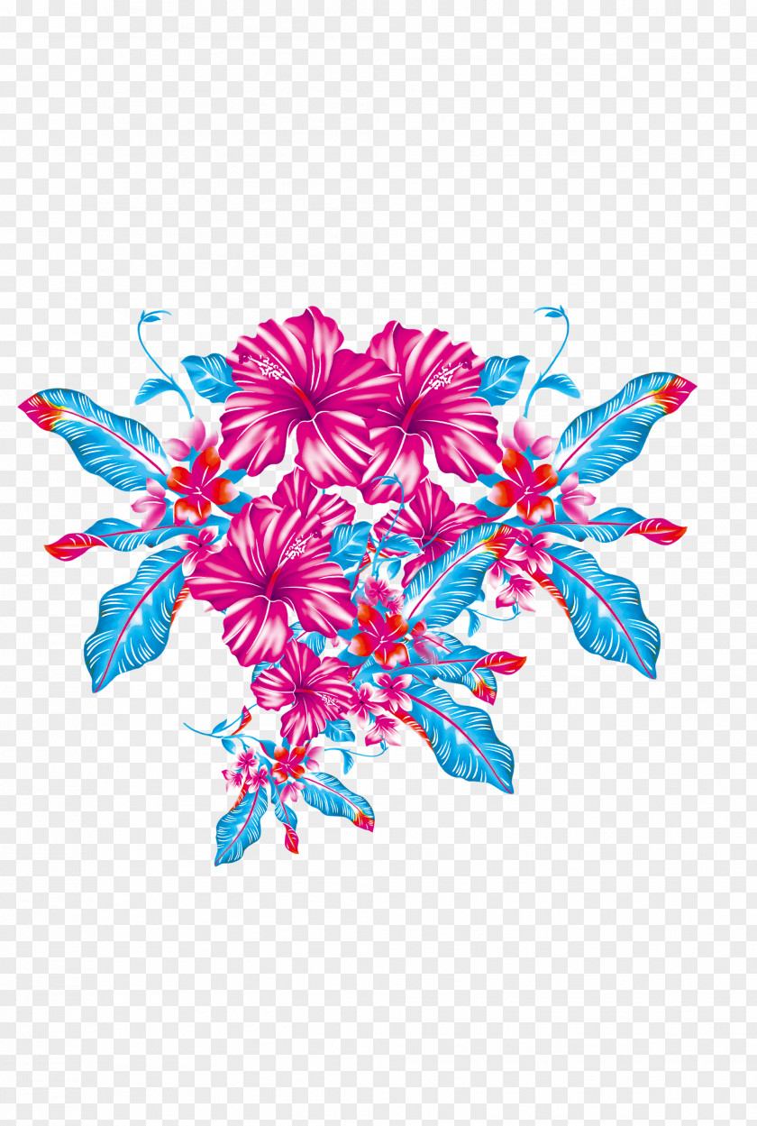 Floral Shading Wallpaper PNG