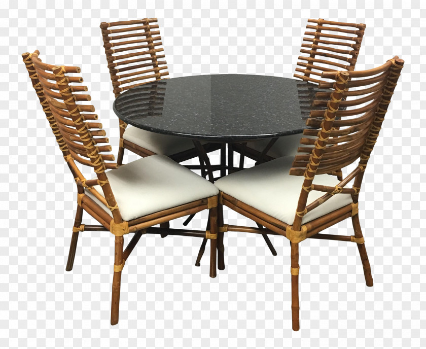 Green Rattan Chair Table Dining Room Matbord PNG