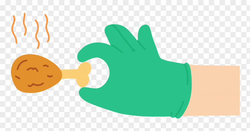 Hand Pinching Chicken PNG