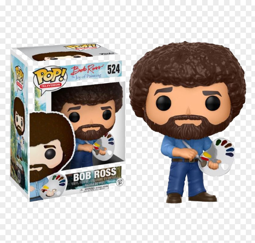 Painting More Of The Joy Funko Pop Television Bob Ross Collectible Figure Collectable PNG