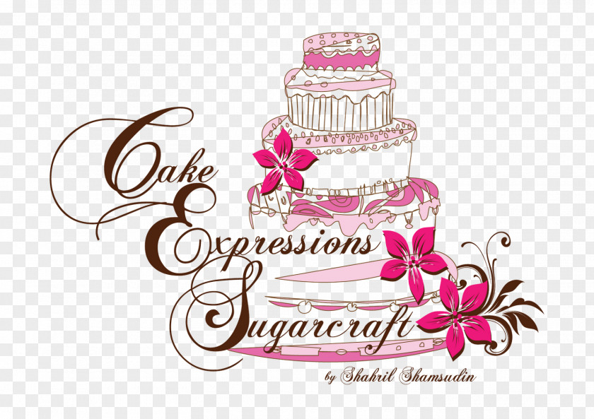Typography Wedding Cake Torte Decorating Birthday PNG