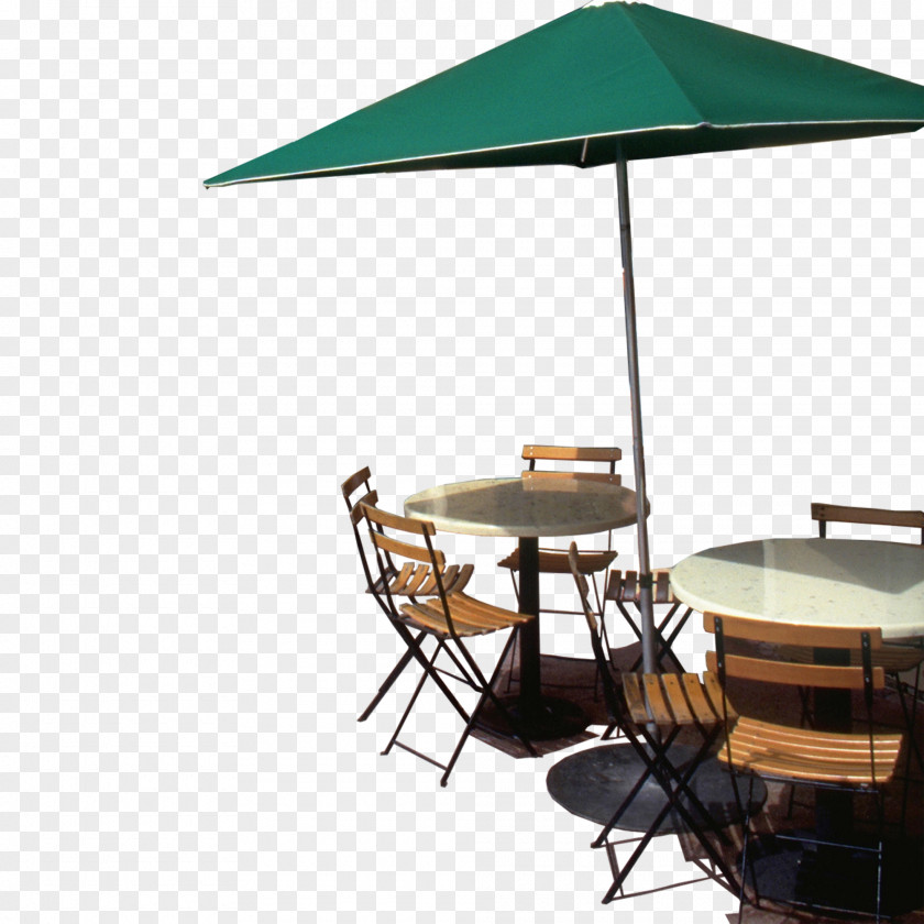 Chair Table Umbrella Shade PNG