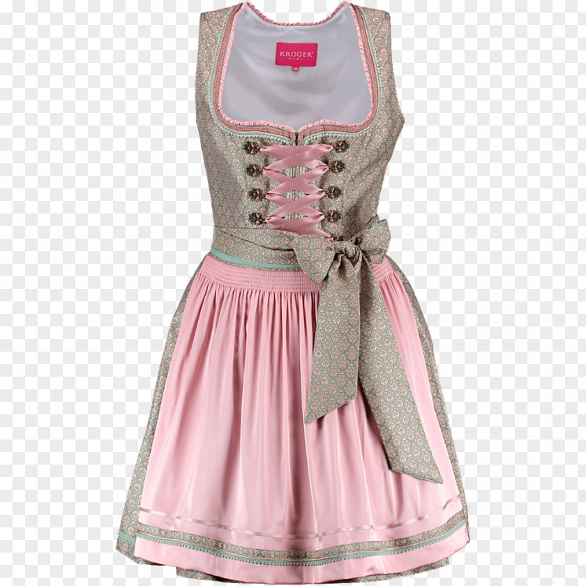 Dress Dirndl Kokerjurk Folk Costume Green PNG