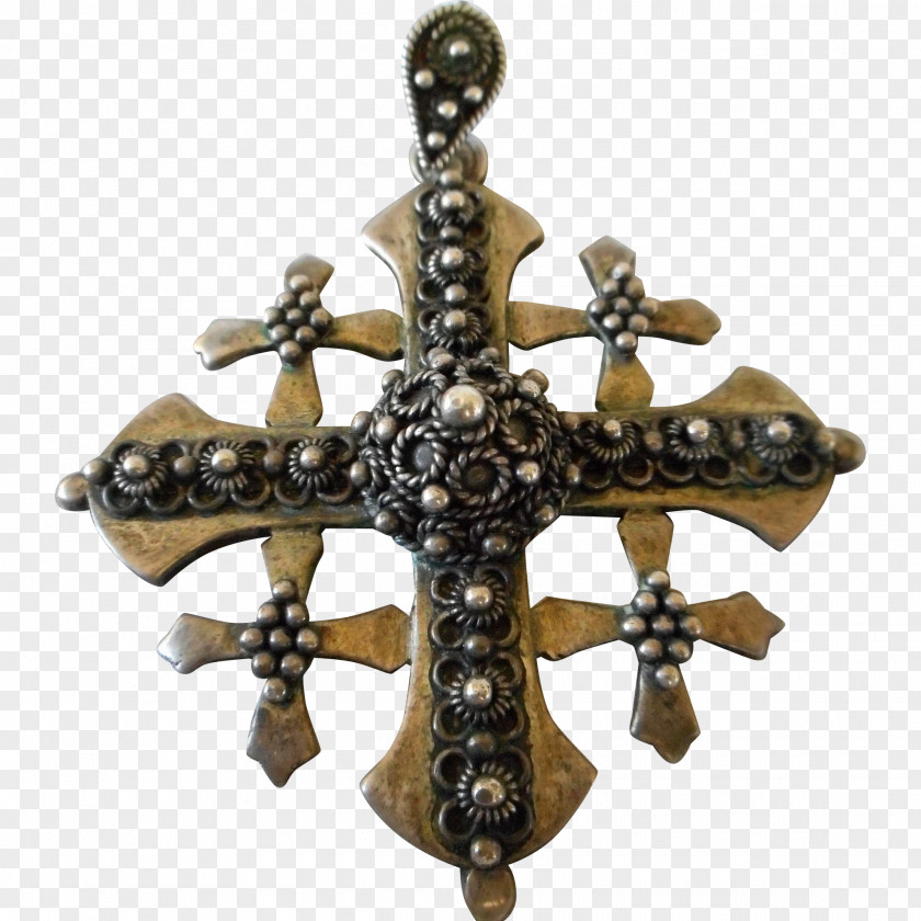 Jewellery Charms & Pendants Crucifix Estate Jewelry Filigree PNG