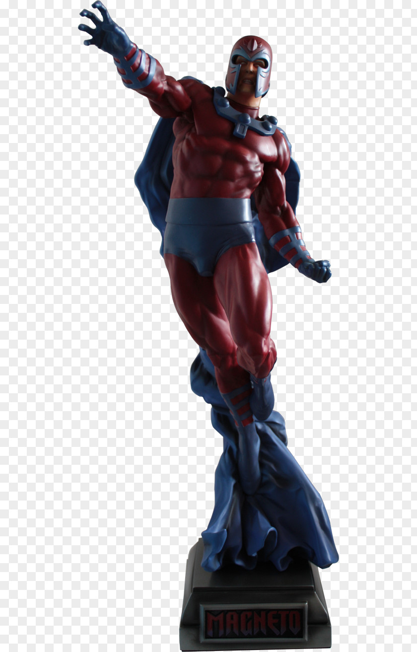 Magneto Statue Figurine Comic Book Villain PNG