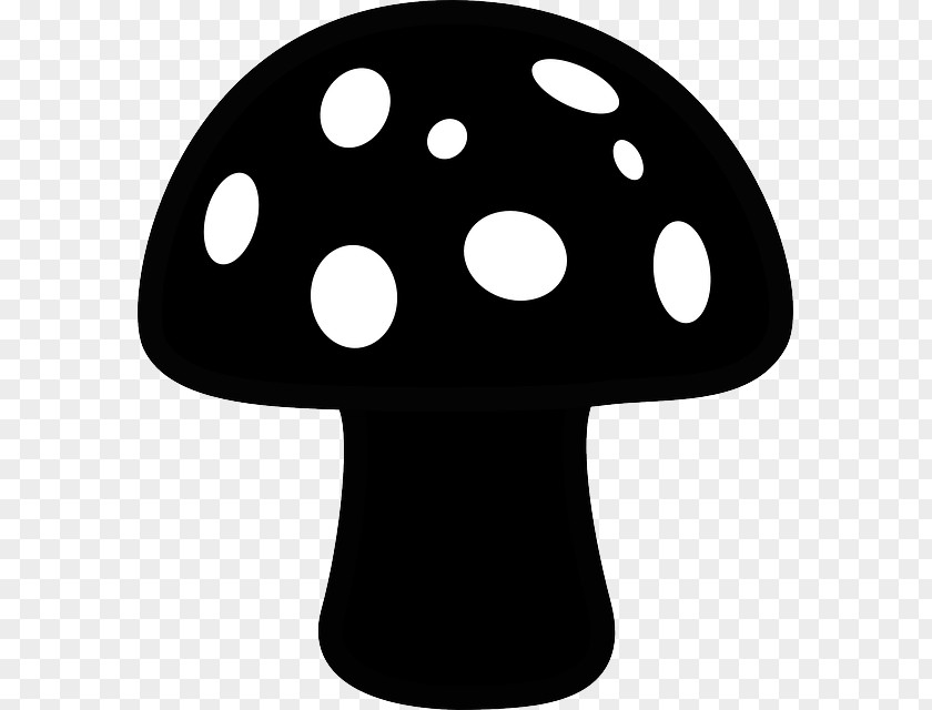 Mushroom Amanita Muscaria Agaric Silhouette Fungus PNG