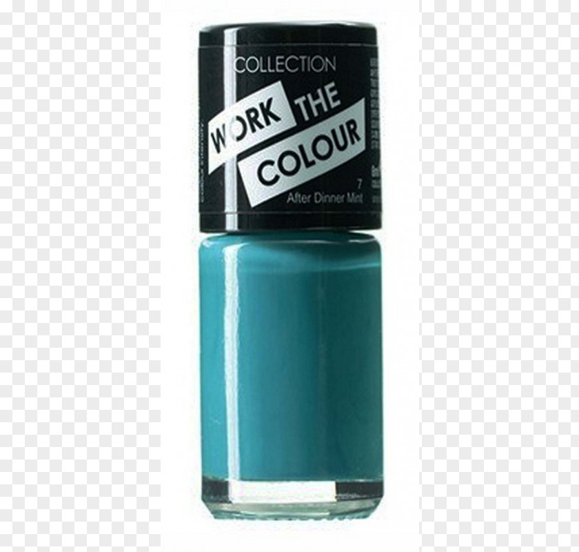 Nail Polish Cosmetics Turquoise Color PNG