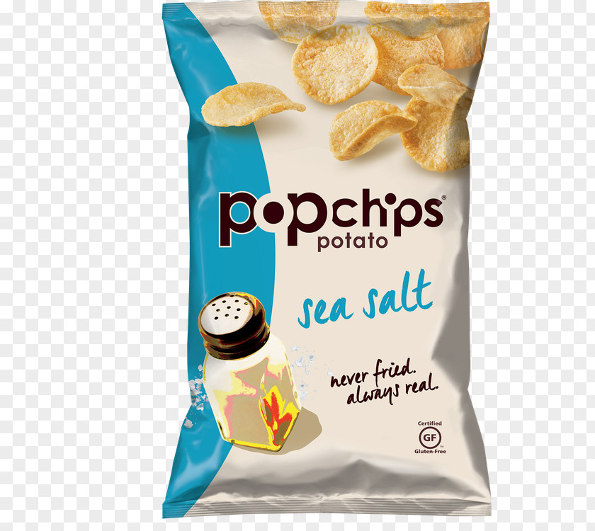 Salt Popchips Sea Potato Chip Kettle Foods PNG