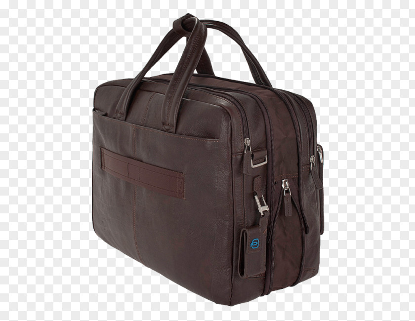 Brown Briefcase Leather Handbag Piquadro Messenger Bag, Grey PNG