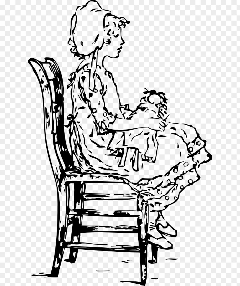 Chair Drawing Woman Clip Art PNG