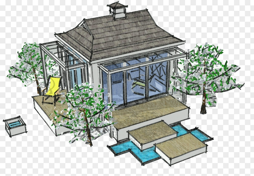 House Shed Urban Design PNG