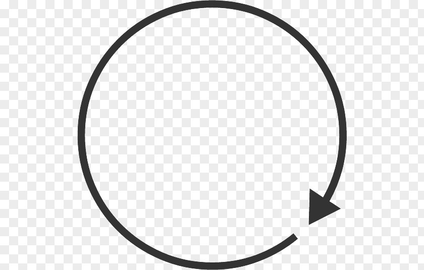 Simple Circle Arrow. PNG