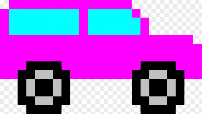 (3) Car Pixel Art Clip PNG