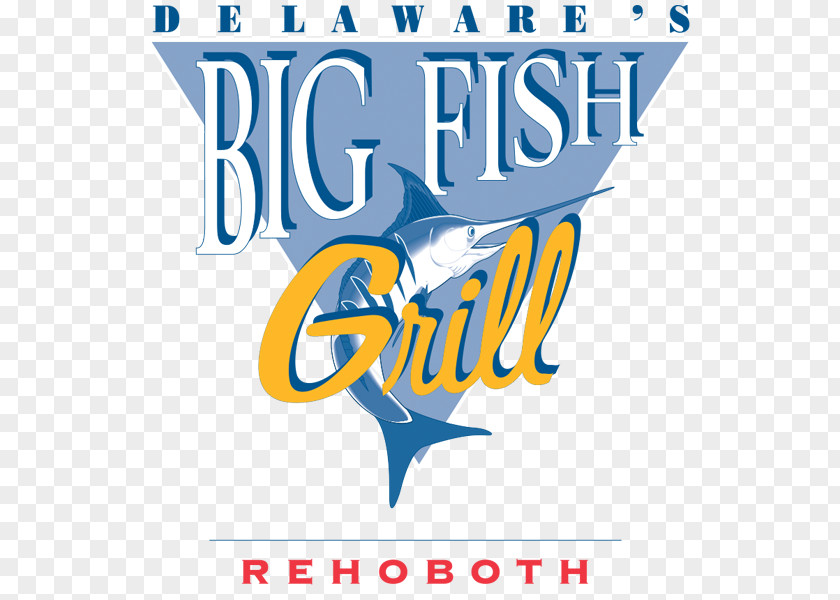 Barbecue Rehoboth Beach Logo Big Fish Grill Seafood Restaurant PNG