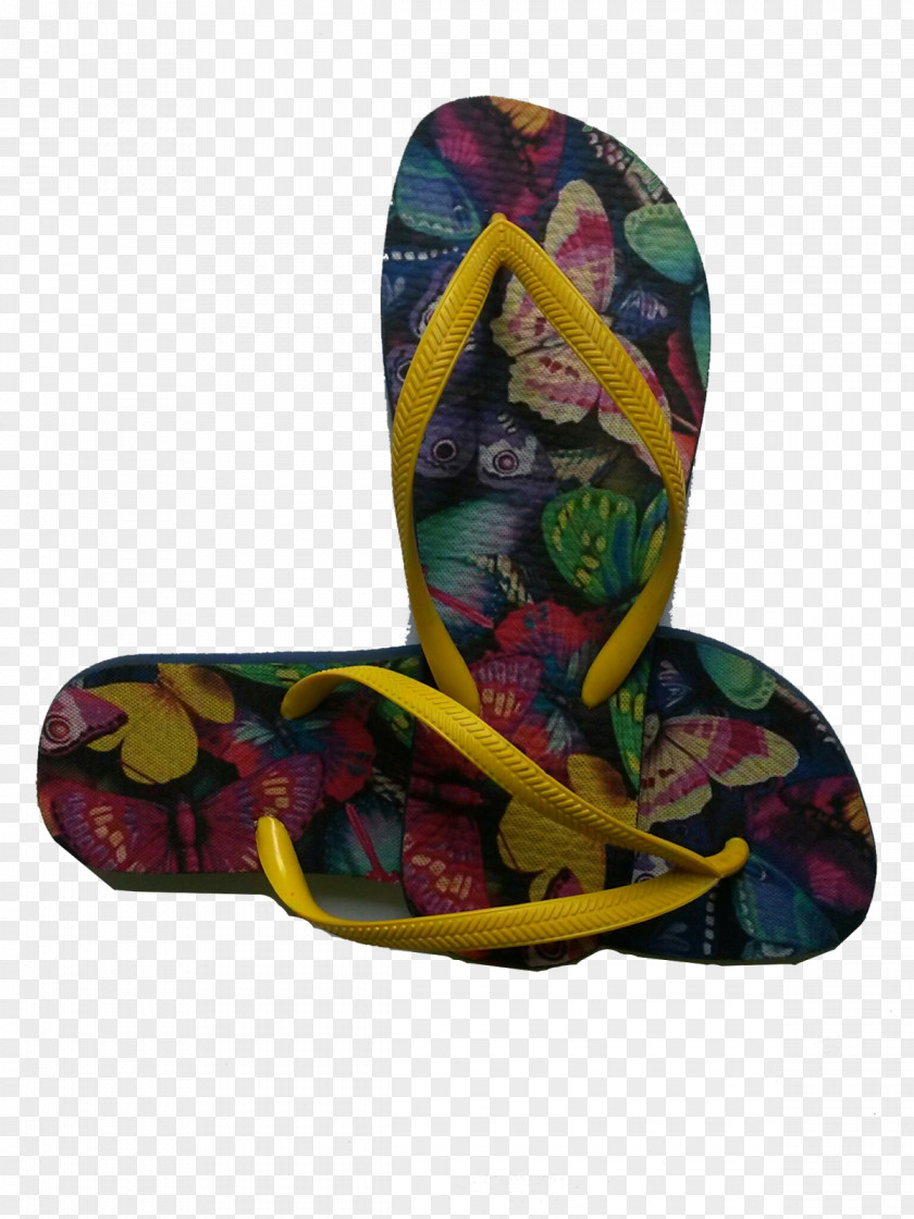 Bbs Stamp Shoe Butterfly Flip-flops PNG