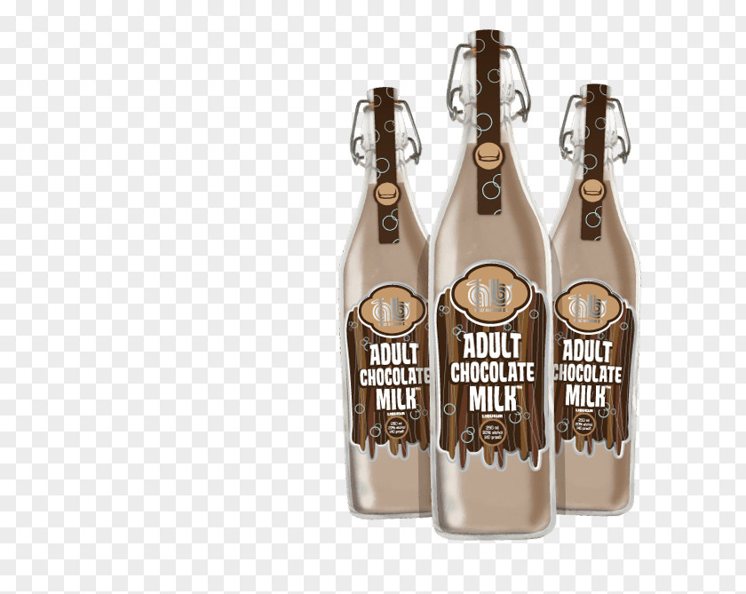 Beer Bottle Chocolate Milk Alcoholic Drink Glass PNG