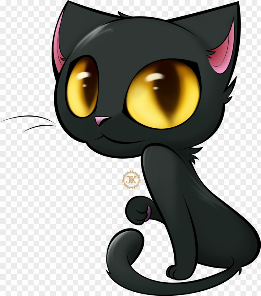 Cute Black Cat Pictures Cartoon Drawing Clip Art PNG