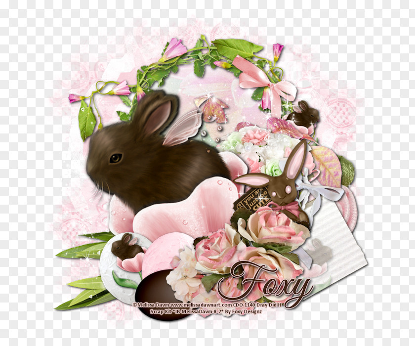 Flower Artificial Bouquet Domestic Rabbit Pseudanthium PNG