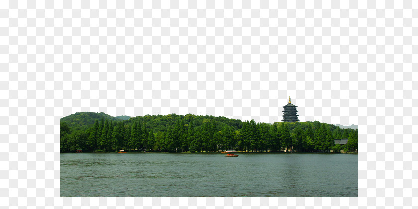 Hangzhou West Lake Scenic Area Pagoda PNG