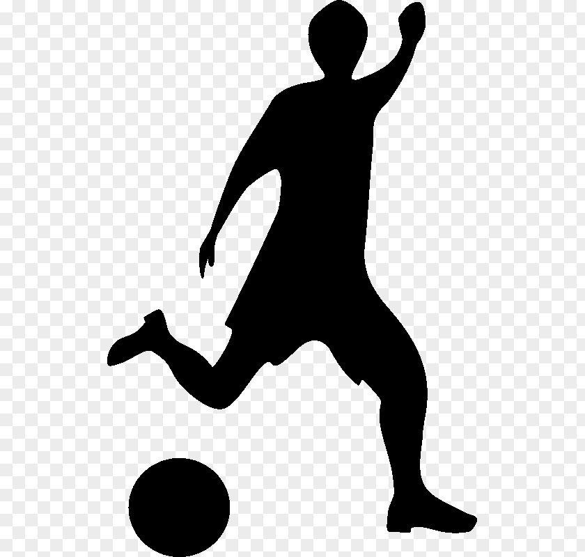 Soccer Player Silhouette Football Sport Athlete PNG