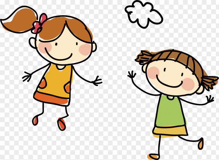 Cheek Happy Cartoon People Child Clip Art Playing With Kids PNG